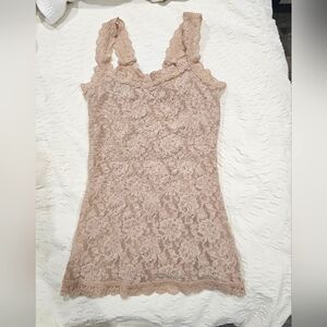 Hanky Panky Classic Cami, Light Sand, Size XS